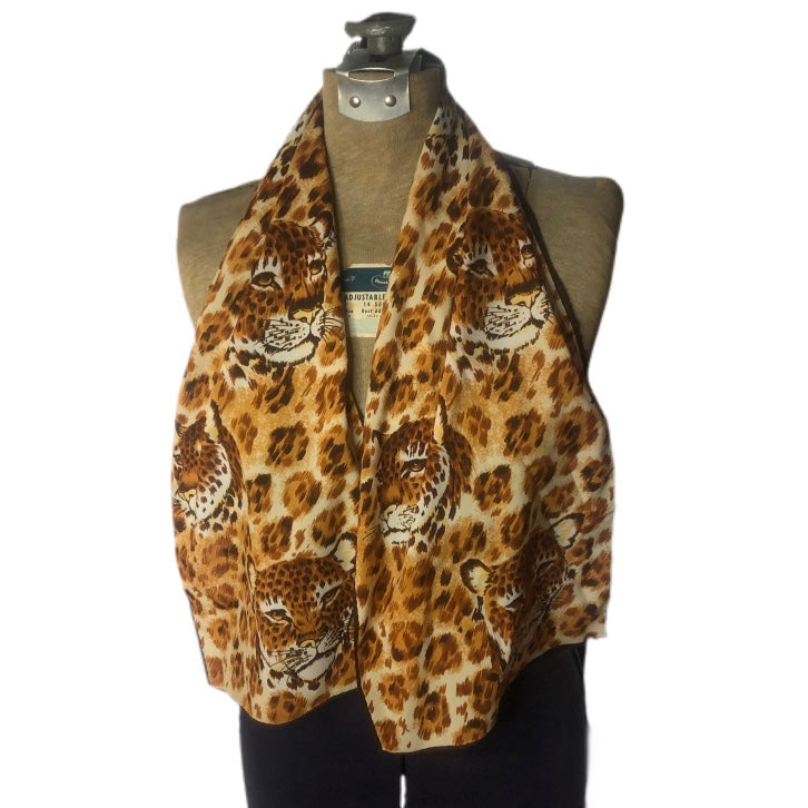 Long Cheetah Scarf Unbranded