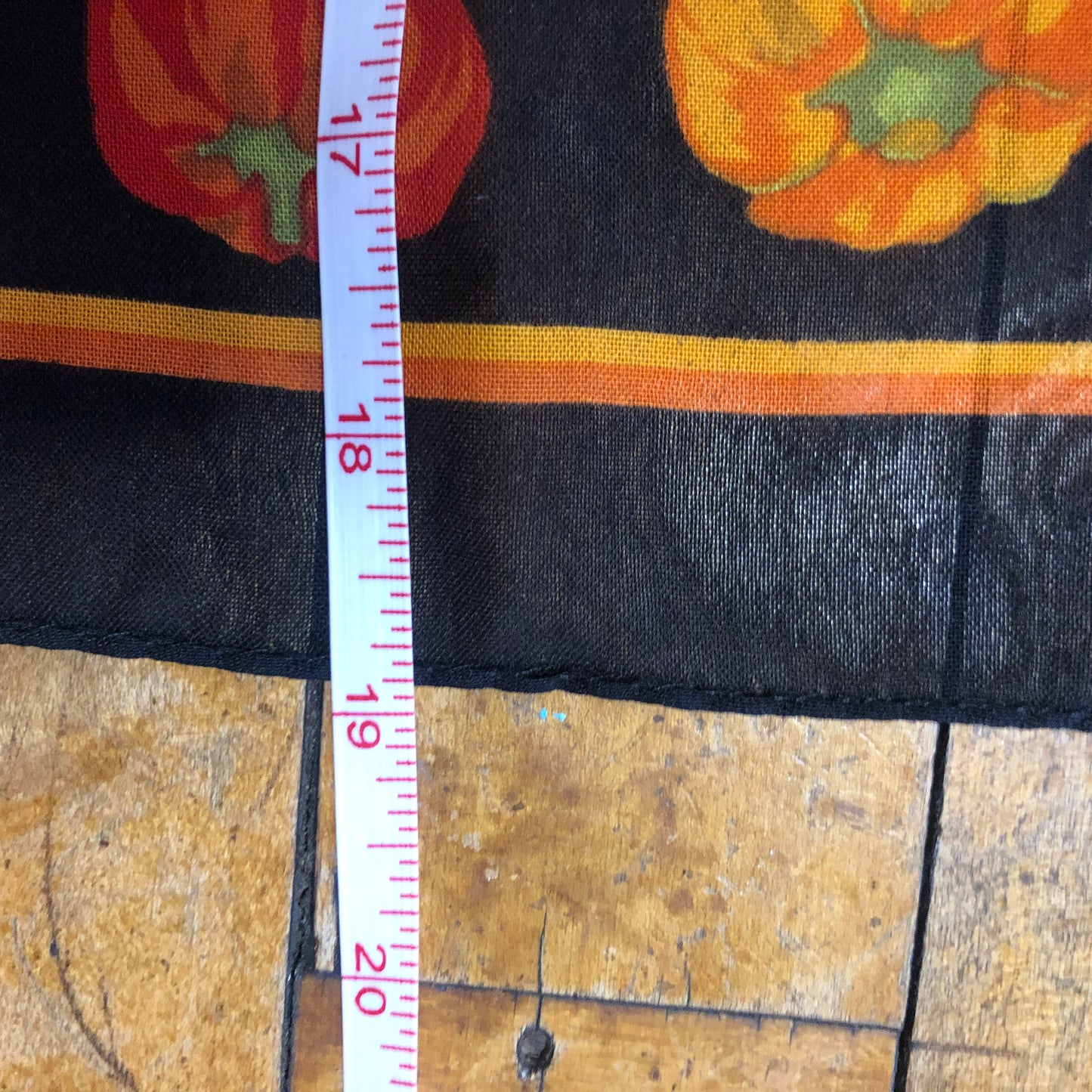 Liz Claiborne Vegetable Print Scarf Garden Motif