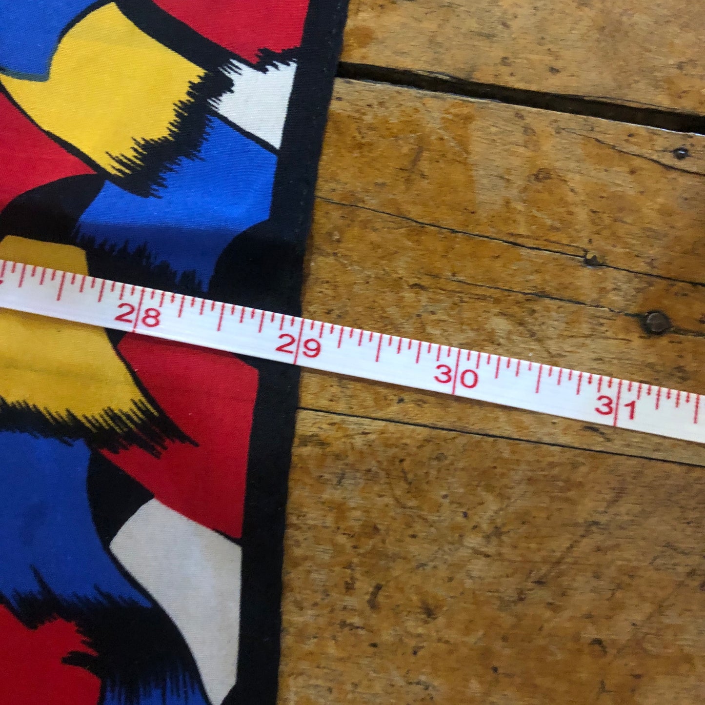 Bold Yellow Blue Red Abstract Unbranded Floral Scarf