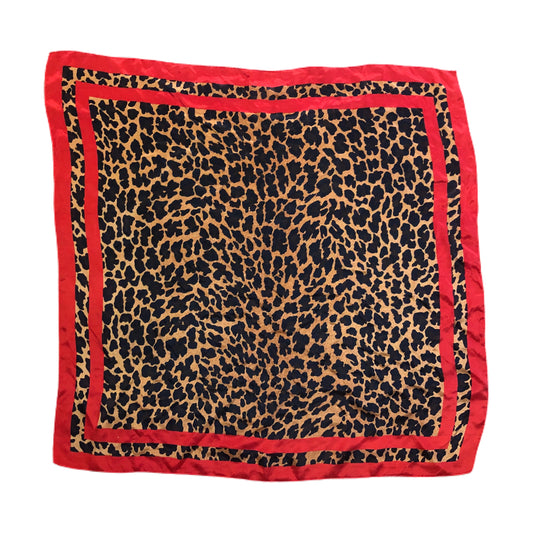 Square Cheetah Print Unbranded Scarf