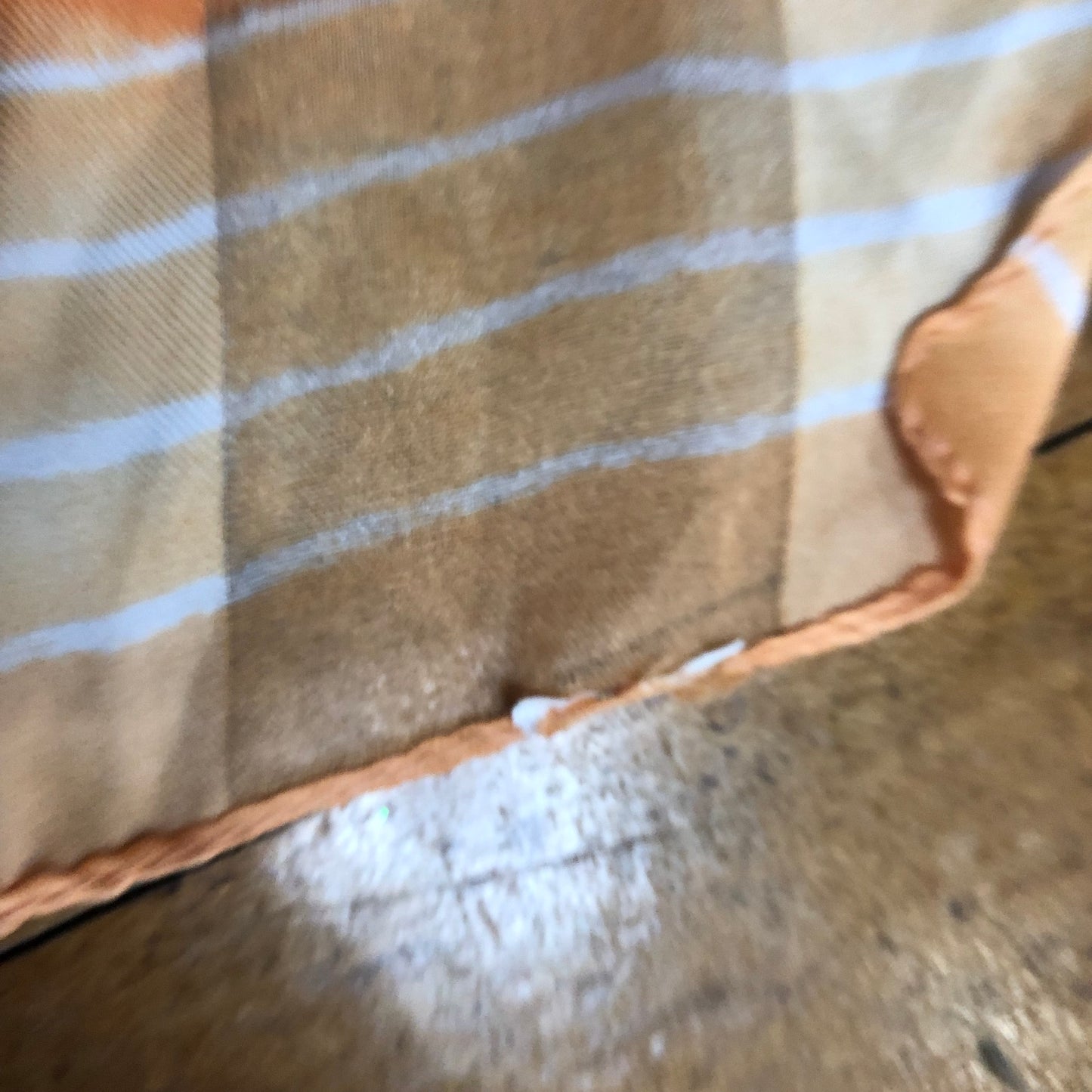 Orange Floral Long Unbranded Scarf