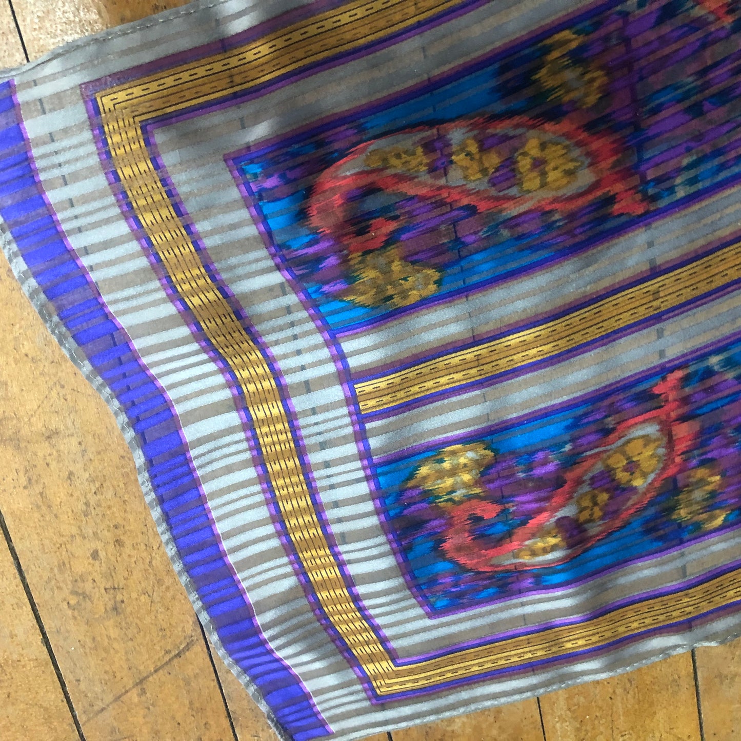 Elaine Gold Brand Floral Long Scarf