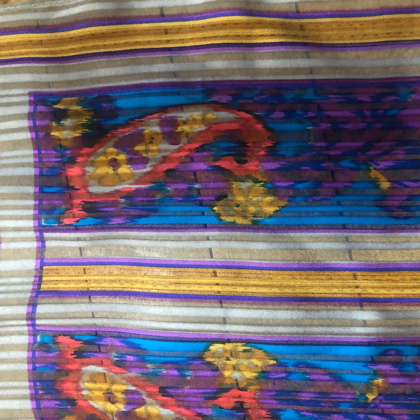 Elaine Gold Brand Floral Long Scarf