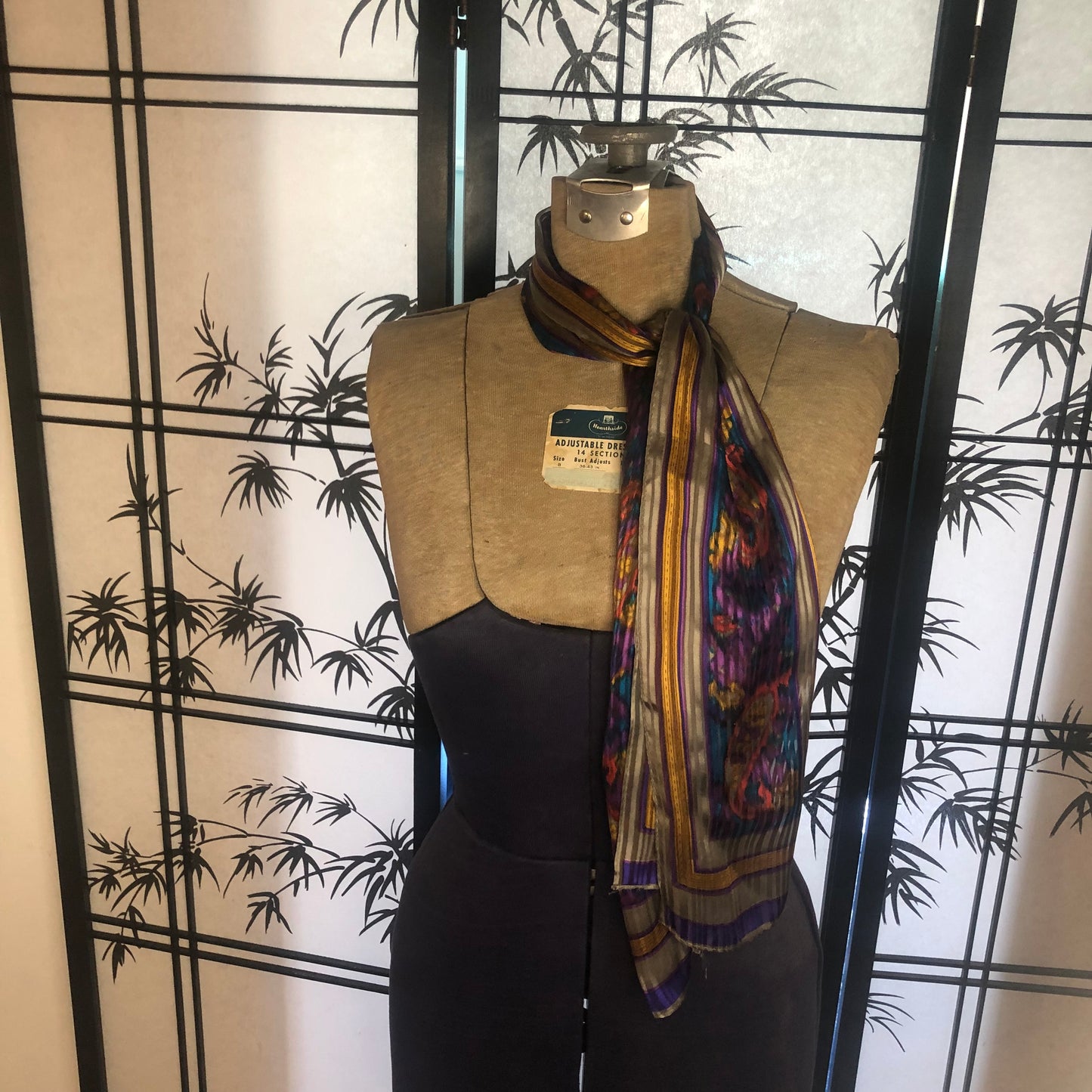 Elaine Gold Brand Floral Long Scarf