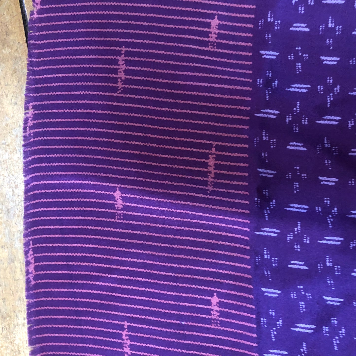 Calvin Klein Brand Purple Long Scarf