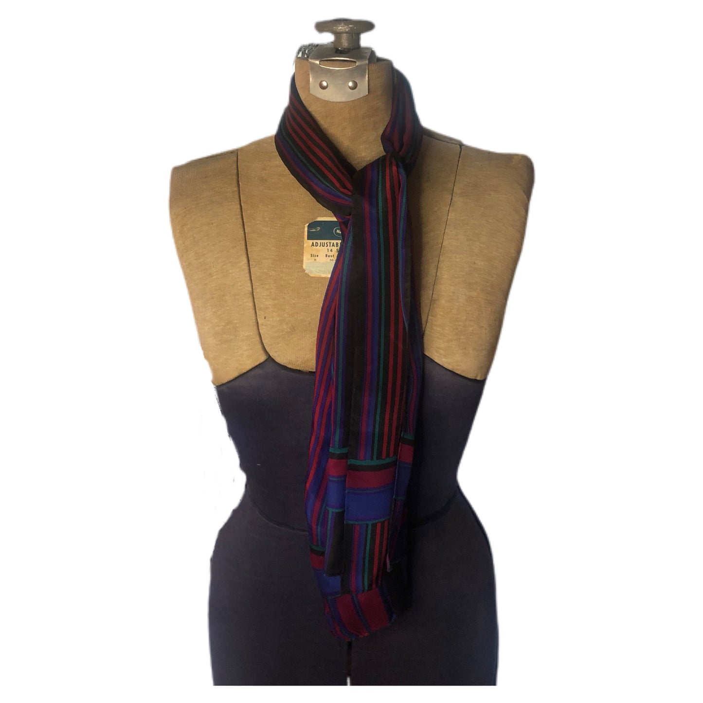 Stripy Liz Claiborne Long Scarf