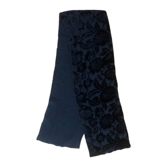Vintage Long Black Floral Scarf, Unbranded Fashion Scarves
