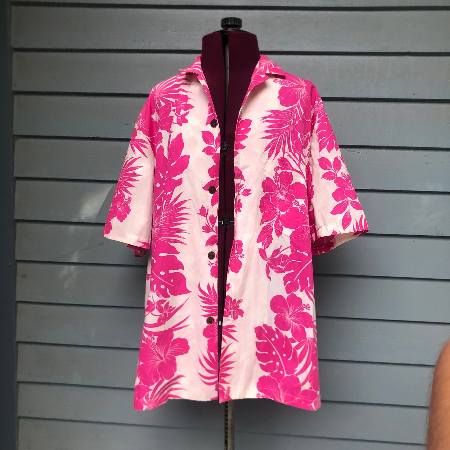 Royal Creations Brand Pink Aloha Shirt