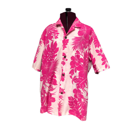 Royal Creations Brand Pink Aloha Shirt